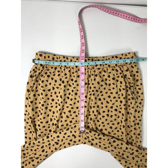 Marine Layer Allison Pant Women's M Spotted Cheetah Soft Modal Lightweight - Picture 11 of 12